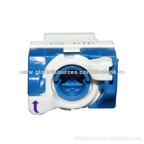 Cat6A Keystone Jack, Toolless Type, Unshielded